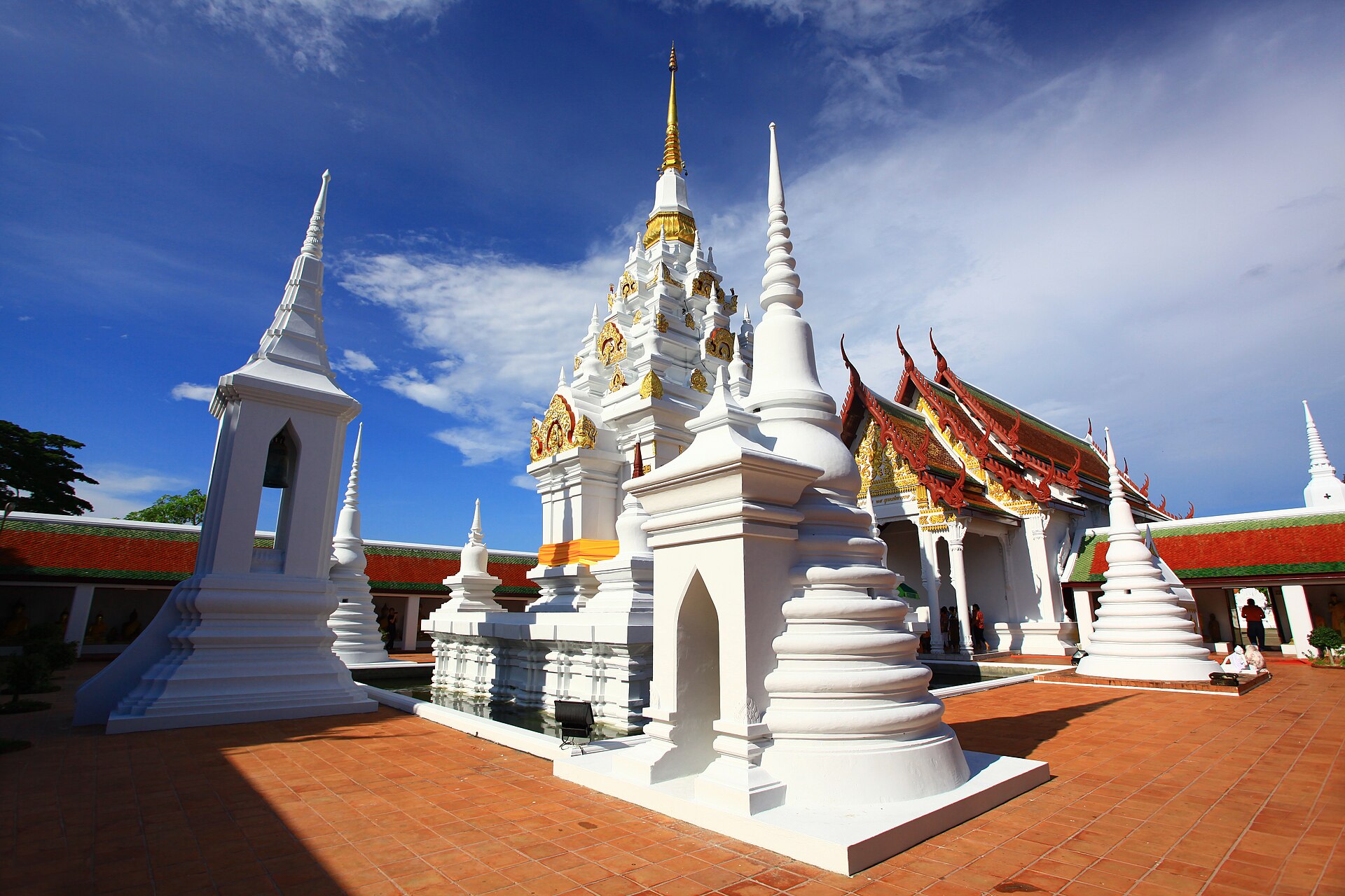 องค์พระบรมธาตุ วัดพระบรมธาตุไชยา อำเภอไชยา