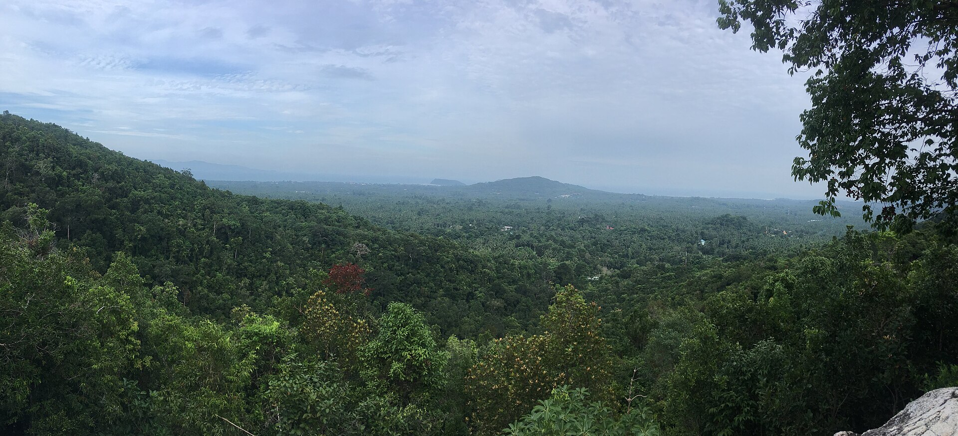 ทัศนียภาพมุมสูง เกาะพะงัน