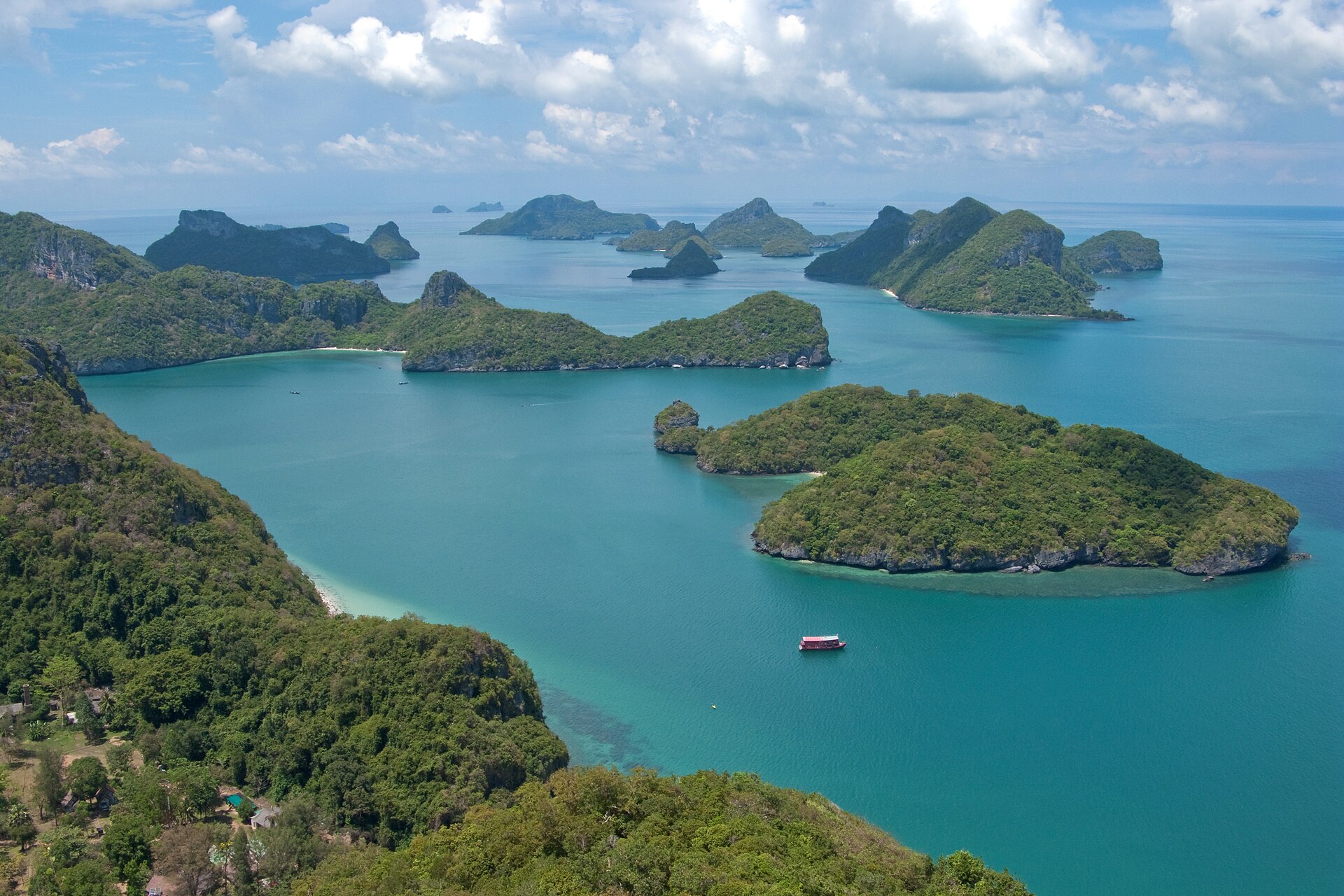 หมู่เกาะอ่างทอง เขตอำเภอเกาะสมุย